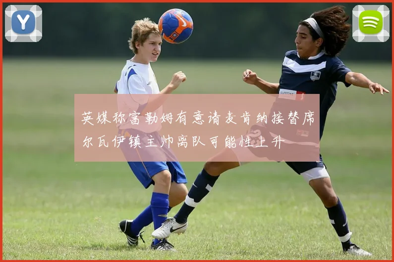 英媒称富勒姆有意请麦肯纳接替席尔瓦伊镇主帅离队可能性上升